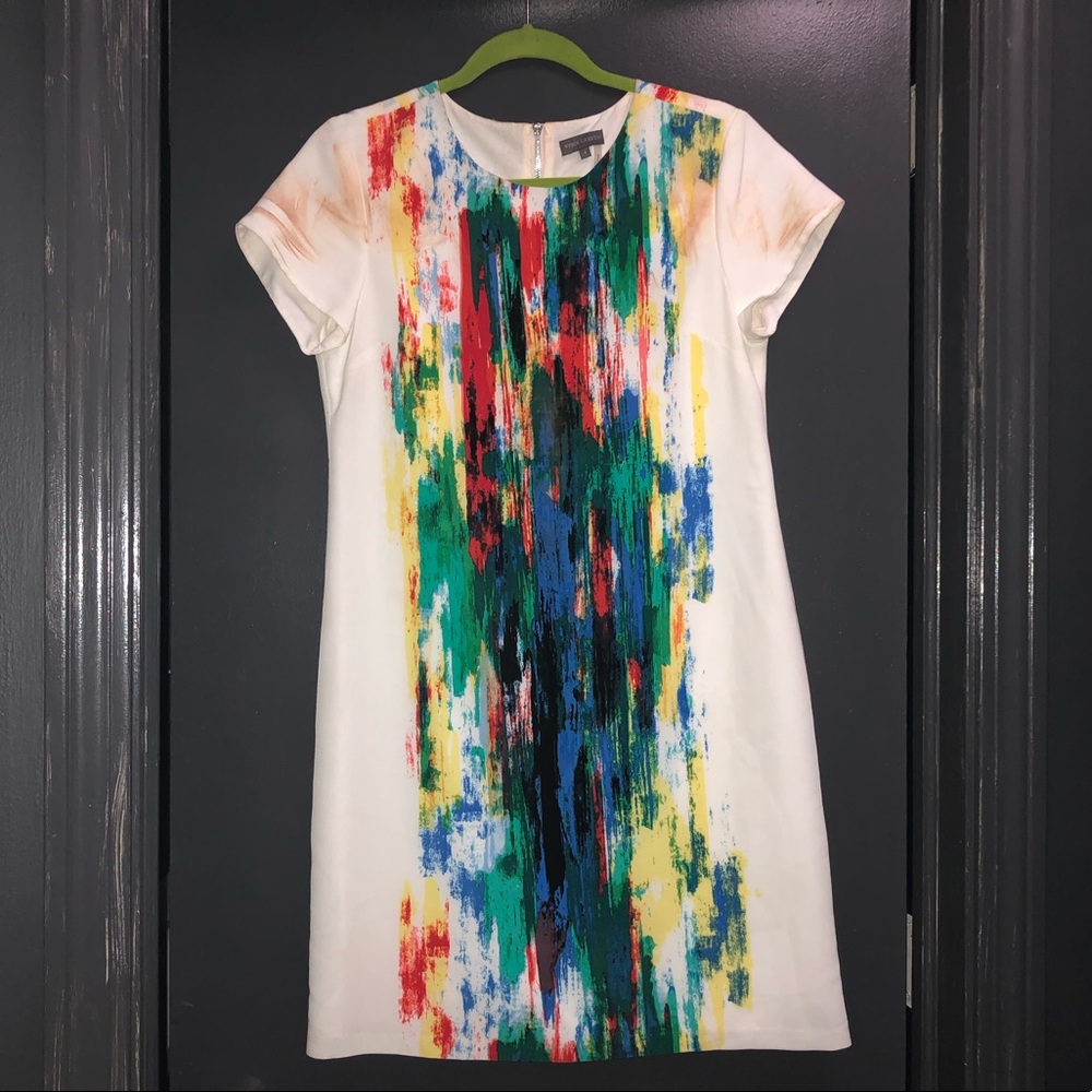Vince camuto abstract dress